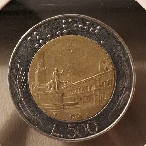 1986 italy 500 lire - 500,
