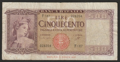 000801 italy 500 - i-000801, lire