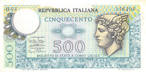 Italy 500 lire 14 2 - ,