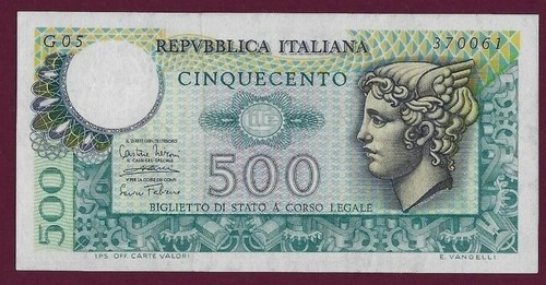 Italy 500 lire 1974 - 500,