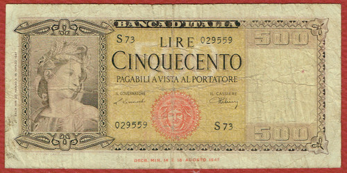 Banca italia 1947 - d'italia, 20.3.1947