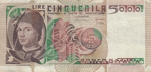 Italy 5000 lire 3 - , 3.11.1982