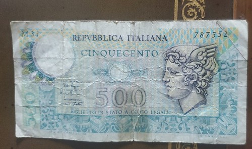 Italy 500 lire repvbblica - italy,
