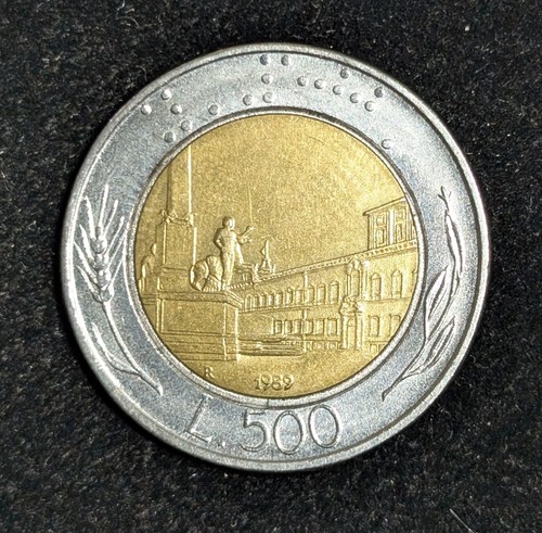 1989 italy 500 lire - 1989, r