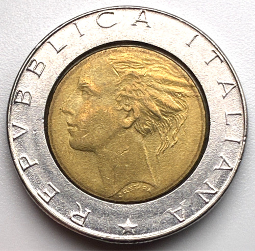 Italy 500 lire 1989 - 1989-r, /