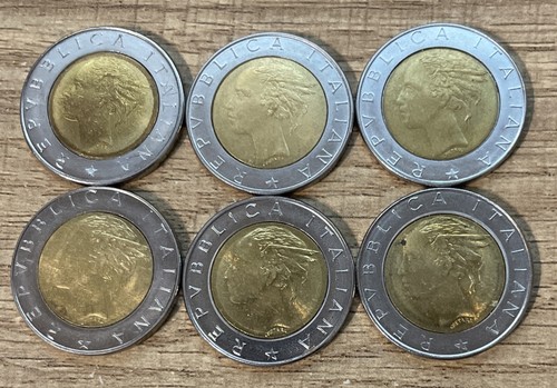 Italy 500 lire - 6x,