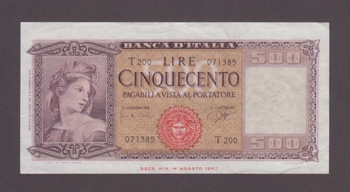 Italy 80b 1385 - , 500
