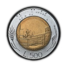 ITALIA. 1991, 500 Lire -