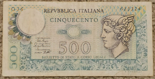 Italy 500 lire 1974 1979 - 500,