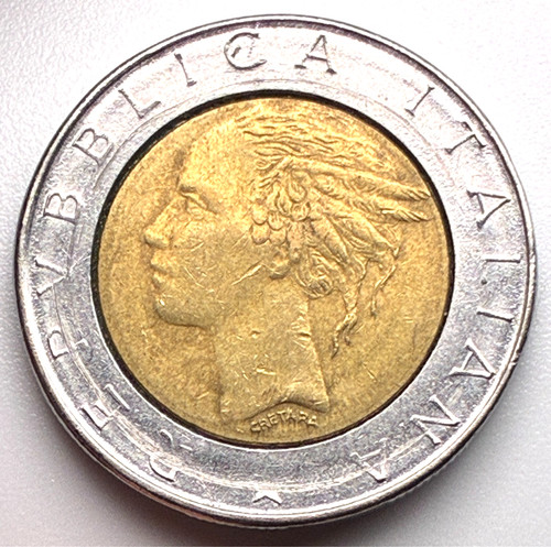 Italy 500 lire - lire, /
